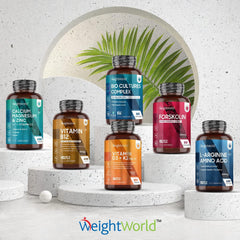 WeightWorld Vitamin D3 K2 MK7-6 Months Supply (180 VIT D3 & K2 Tablets) - Vegetarian Vitamin D 4000IU & 100ug K2- High Strength Vitamin D Supplement for Women & Men - D3 and K2 Vitamin for Bone & Immune System