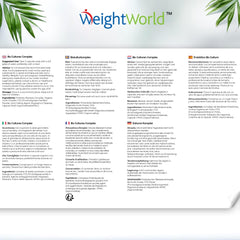 WeightWorld Bio Cultures Complex Probiotics and Prebiotics - 77 Billion CFU - 20 Live Bacterial Cultures - 60 Probiotic Complex Capsules for Women & Men - Lactobacillus Acidophilus, Gasseri, Rhamnosus & Reuteri