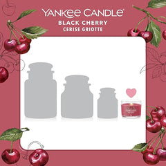 Yankee Candle Scented Candles Gift Set | Black Cherry Filled Votive Candles | Soy Blend Wax Mix | 3 Count, One Size, 1701393E
