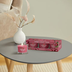 Yankee Candle Scented Candles Gift Set | Black Cherry Filled Votive Candles | Soy Blend Wax Mix | 3 Count, One Size, 1701393E