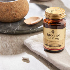 Solgar-Biotin 1000 mcg Vegetable Capsules - Pack of 50