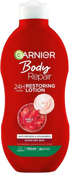 Garnier Body Repair Body Lotion Dry Skin, 3600540299277, Maple, 400 Ml, Pack Of