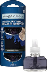 Yankee Candle ScentPlug Fragrance Refills | Midsummer’s Night Plug in Air Freshener Oil | Up to 60 Days of Fragrance | 2 Count