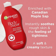 Garnier Body Repair Body Lotion Dry Skin, 3600540299277, Maple, 400 Ml, Pack Of