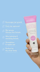 MooGoo Protein Shot Leave-In Conditioner - Hydrates & Protects Hair Ends, Silicone-Free, Natural Formula, Non-Irritating, Moisturising Hair Treatment, Detangler for Dry, Frizzy Hair, 120g / 4.2oz.