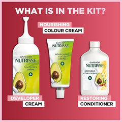 Garnier Nutrisse Ultra Color, Permanent Hair Dye, Intense Colour, For All Hair Types, 5.25 Frosted Chestnut, Brown
