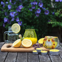 Prices Outdoor Citronella Candle in Glass Jar Fly Insect Repeller Repellent (6 Pack)