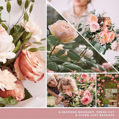 Yankee Candle Studio Scented Candle| Fresh Cut Roses Medium Candle | Long Burning Candles: 40-65 Hours | Stylish Glass Vessel Design | Perfect Gifts for Women, for Mum, Wedding & More