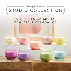 Yankee Candle Studio Scented Candle| Wild Orchid Medium Candle | Long Burning Candles: 40-65 Hours | Stylish Glass Vessel Design | Perfect Gifts for Women, for Mum, Wedding & More