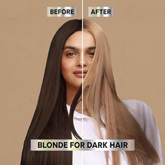 Garnier Permanent Hair Colour, Nutrisse Blonde Lift, Blonde For Dark Hair, With Anti-Brass Conditioner, For Non-Coloured Hair, Cruelty Free, Vegan Formula, Shade UL3 Honey Blonde