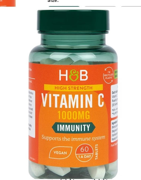 Holland & Barrett-Vitamin C 1000mg 60 Tablets