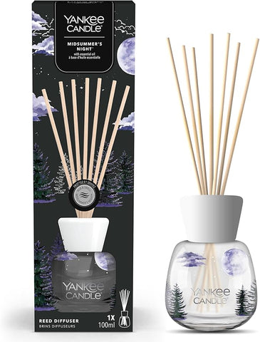 Yankee Candle Signature Reed Diffuser | Midsummer's Night | 100ml | up to 10 Weeks of Fragrance | Perfect Gifts for Women