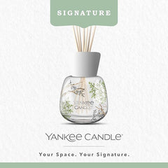 Yankee Candle Signature Reed Diffuser | Bayside Cedar | 100ml | up to 10 Weeks of Fragrance for Women