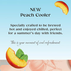 Twinings Peach Cooler. Peach Flavoured Fruit Infusion Tea Bags. 20 tea bags