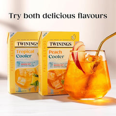 Twinings Peach Cooler. Peach Flavoured Fruit Infusion Tea Bags. 20 tea bags