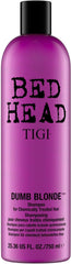 TIGI Bed Head Dumb Blonde Shampoo and Conditioner Set - Nourishing Professional Coloured Hair Treatment - Ideal For Blonde Hair - 750 ml (Pack of 2)