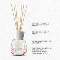Yankee Candle Signature Scented Reed Diffuser | Pink Sands Aroma Diffuser | up to 10 Weeks of Fragrance | 100 ml for Women
