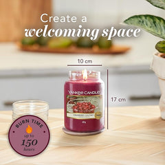 Yankee Candle Scented Candle | Cranberry Chutney Large Jar | Long Burning Candles: up to 150 Hours | Perfect Christmas Gifts for Women
