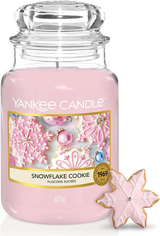 Yankee Candle Scented Candle | Snowflake Cookie Large Jar Candle | Long Burning Candles: up to 150 Hours | Perfect Gifts for Women