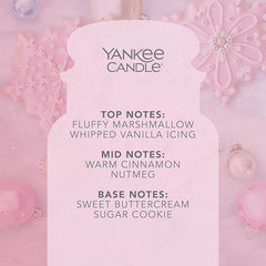 Yankee Candle Scented Candle | Snowflake Cookie Large Jar Candle | Long Burning Candles: up to 150 Hours | Perfect Gifts for Women