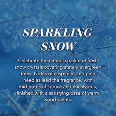 Yankee Candle Scented Candle | Sparkling Snow Large Jar | Long Burning Candles: up to 150 Hours | Perfect Christmas Gifts for Women