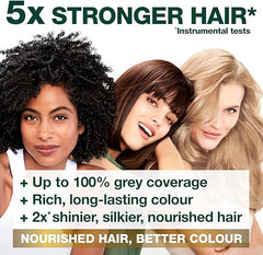 Garnier Nutrisse Permanent Hair Dye, Natural-looking, hair colour result, For All Hair Types, 8.13 Medium Beige Blonde