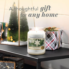 Yankee Candle Scented Candle | Sparkling Snow Large Jar | Long Burning Candles: up to 150 Hours | Perfect Christmas Gifts for Women