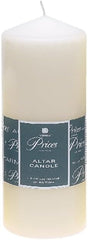 Price's Candles - Altar Candle - Unscented - Up to 50 Hour Burn Time - Smokeless & Dripless [Energy Class A]
