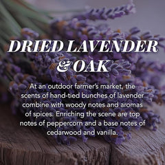 Yankee Candle Scented Candle | Dried Lavender & Oak Large Jar | Long Burning Candles: up to 150 Hours | Perfect Gifts for Women