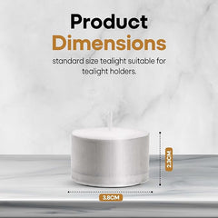 Price's Candles 50 Pack 8 Hour Tea Lights | Clean Vegan & Kosher Friendly Long Burning Tea Lights Great for Everday Use | Unscented Tealights Great for Everday Use