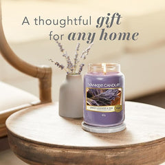 Yankee Candle Scented Candle | Dried Lavender & Oak Large Jar | Long Burning Candles: up to 150 Hours | Perfect Gifts for Women