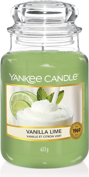 Yankee Candle Scented Candle | Vanilla Lime Large Jar | Long Burning Candles: up to 150 Hours | Perfect Gifts for Women