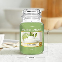 Yankee Candle Scented Candle | Vanilla Lime Large Jar | Long Burning Candles: up to 150 Hours | Perfect Gifts for Women