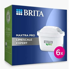 BRITA Flow XXL Water Filter Tank (8.2L) incl. 1x MAXTRA PRO All-in-1 cartridge & MAXTRA PRO Limescale Expert Water Filter Cartridge 6 Pack (NEW) - Original BRITA refill