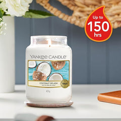 Yankee Candle Scented Candle | Coconut Splash Large Jar | Long Burning Candles: up to 150 Hours | Perfect Gifts for Women