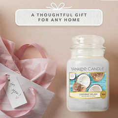 Yankee Candle Scented Candle | Coconut Splash Large Jar | Long Burning Candles: up to 150 Hours | Perfect Gifts for Women
