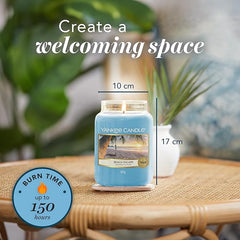Yankee Candle Scented Candle | Beach Escape Large Jar | Long Burning Candles: up to 150 Hours | Perfect Gifts for Women