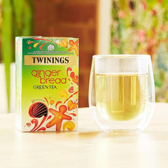 Twinings Gingerbread Green Tea, 80 Envelopes (Multipack of 4 x 20 Envelopes)