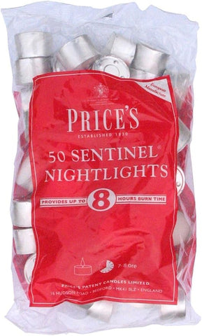 Prices Sentinel Tea Lights / Nightlights Pack of 50 [Energy Class A]