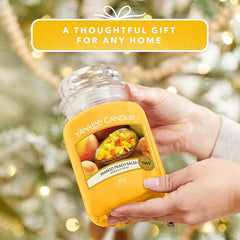 Yankee Candle Scented Candle | Mango Peach Salsa Large Jar | Burn Time: up to 150 Hours | Perfect Gifts for Women