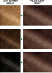 Garnier Nutrisse Permanent Hair Dye, Natural-looking, hair colour result, For All Hair Types, 6N Nude Light Brown
