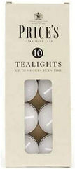Prices Tealights Box White X10 [Energy Class A]