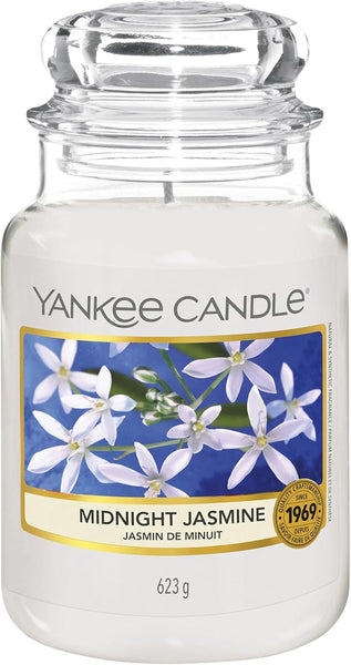 Yankee Candle Scented Candle | Midnight Jasmine Large Jar | Long Burning Candles: up to 150 Hours | Perfect Gifts for Women