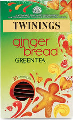 Twinings Gingerbread Green Tea, 80 Envelopes (Multipack of 4 x 20 Envelopes)