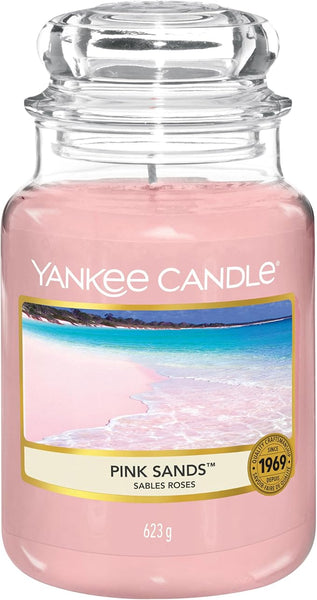 Yankee Candle Scented Candle | Pink Sands Large Jar | Long Burning Candles: up to 150 Hours | Perfect Gifts for Women