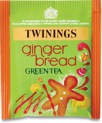 Twinings Gingerbread Green Tea, 80 Envelopes (Multipack of 4 x 20 Envelopes)