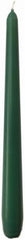 Price's Candles Tapered Dinner Candles Green Unscented Wax Pack of 50 | 7 Hour Burn Time Elegant Long Candles for Home Decor, Events, Celebrations & Dining
