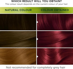 Garnier Nutrisse Ultra Color, Permanent Hair Dye, Intense Colour, For All Hair Types, 5.62 Vibrant Red