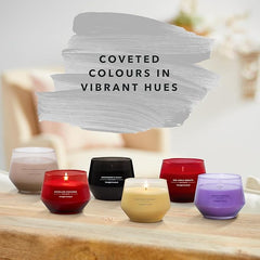 Yankee Candle Studio Scented Candle,Midsummer's Night Medium Candle,Long Burning Candles:35-50 Hours,Stylish Glass Vessel Design with Black Wax,Perfect Gifts for WomenGifts for MumWedding Gifts & More