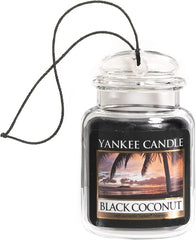 Yankee Candle Car Jar Ultimate Scented Air Freshener | Black Coconut | Lasts up to 4 Weeks